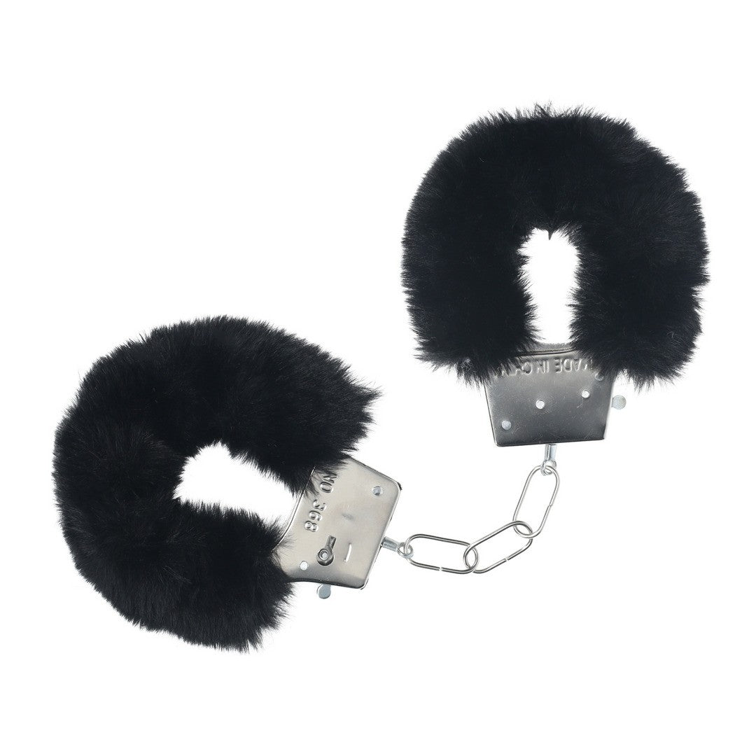 ESPOSAS DE FELPA CLASSIC FLUFFY NEGRO OUCH!