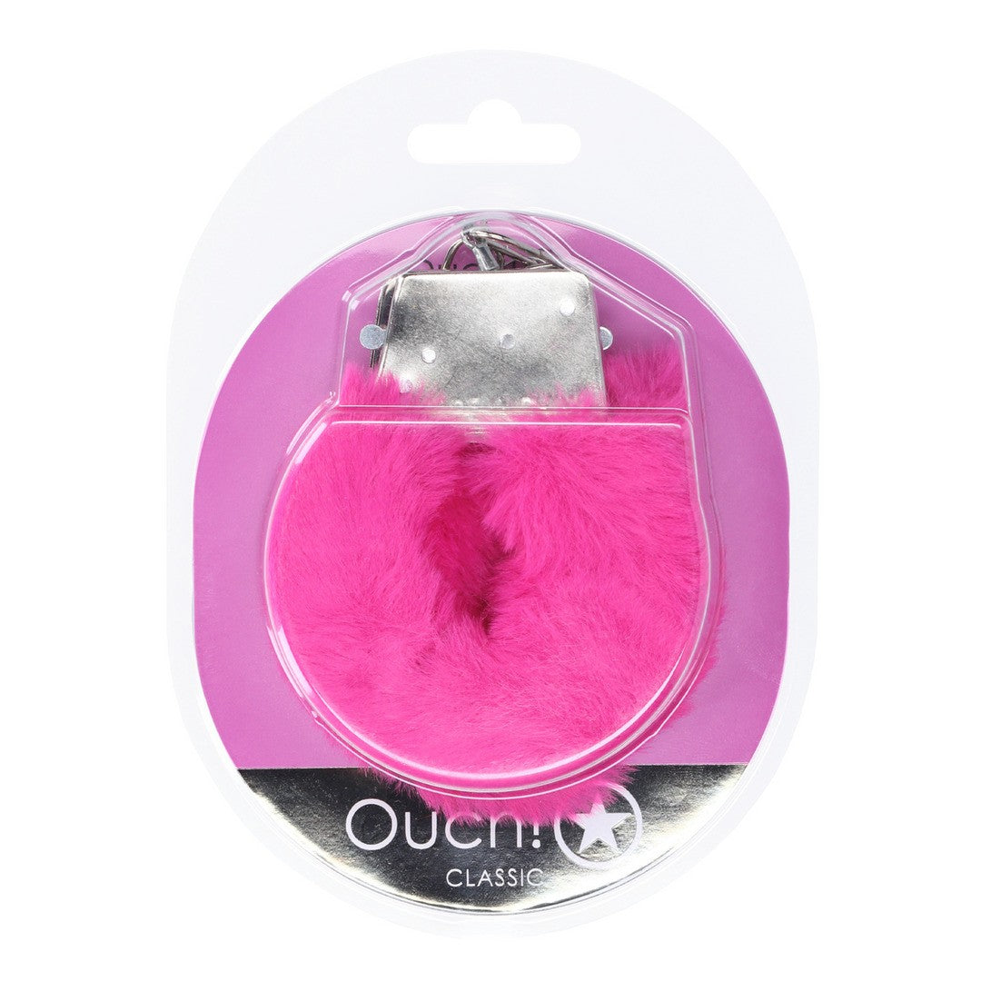 ESPOSAS DE FELPA CLASSIC FLUFFY ROSA OUCH!