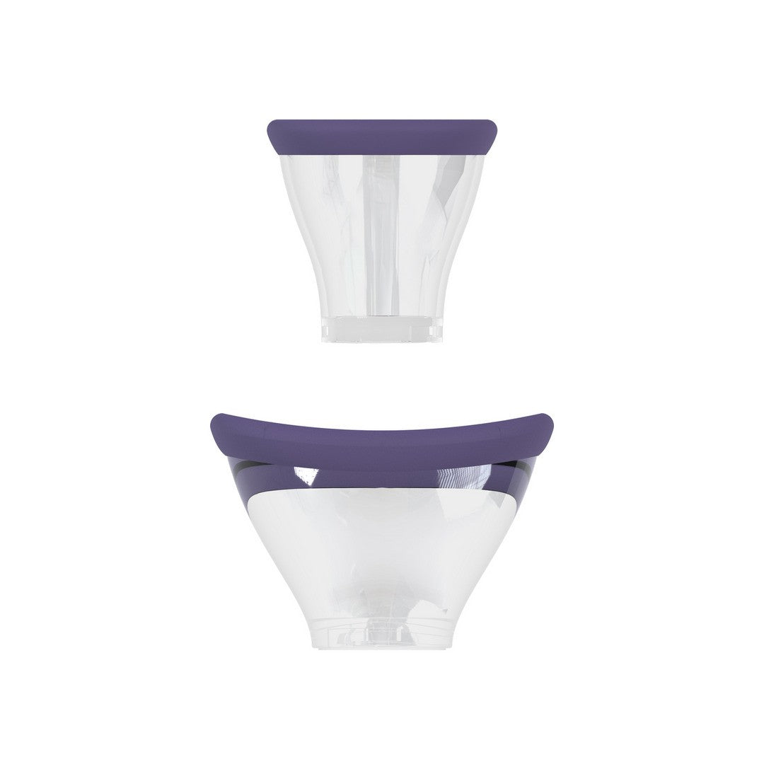 BOMBA RECARGABLE PARA LA VULVA Y EL PECHO SENSUAL MORADO PUMPED