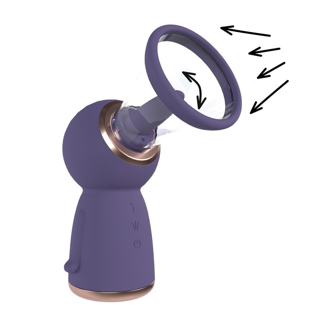BOMBA PARA LA VULVA Y EL PECHO EXQUISITE MORADO PUMPED