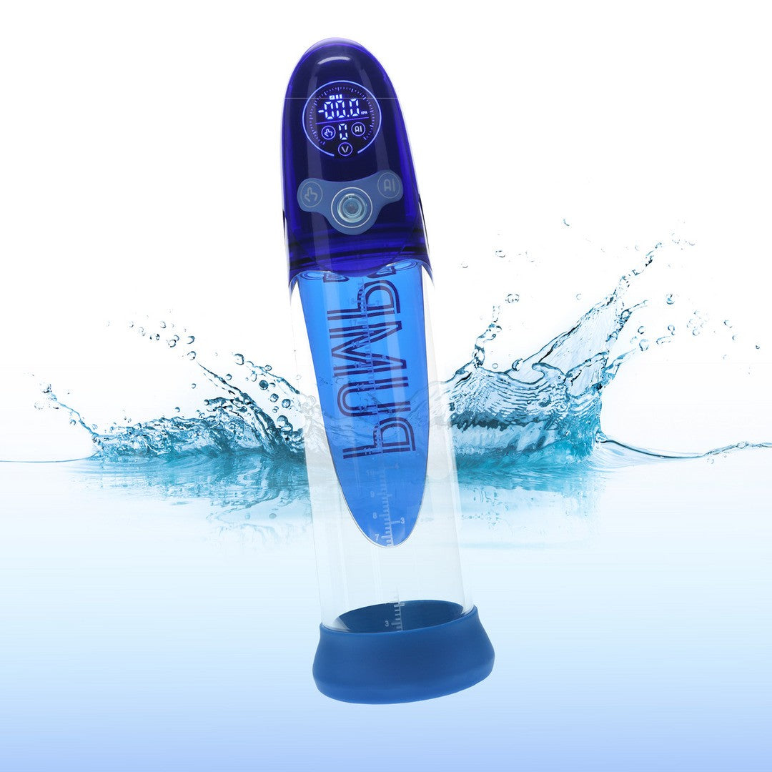 BOMBA AUTOMÁTICA PARA EL PENE CON IA AQUA-PRO AZUL PUMPED