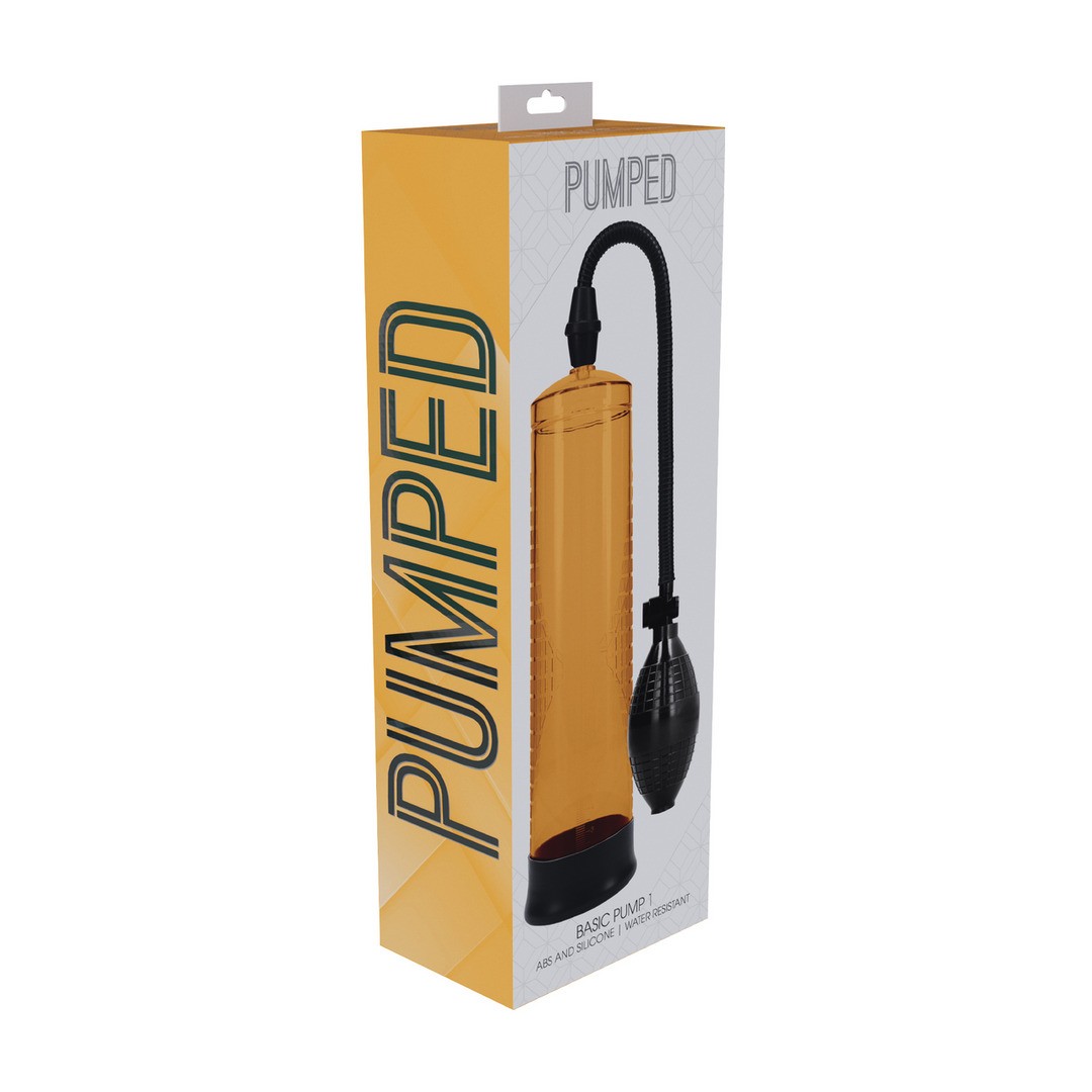 BOMBA PARA EL PENE BASIC PUMP 1 NARANJA PUMPED