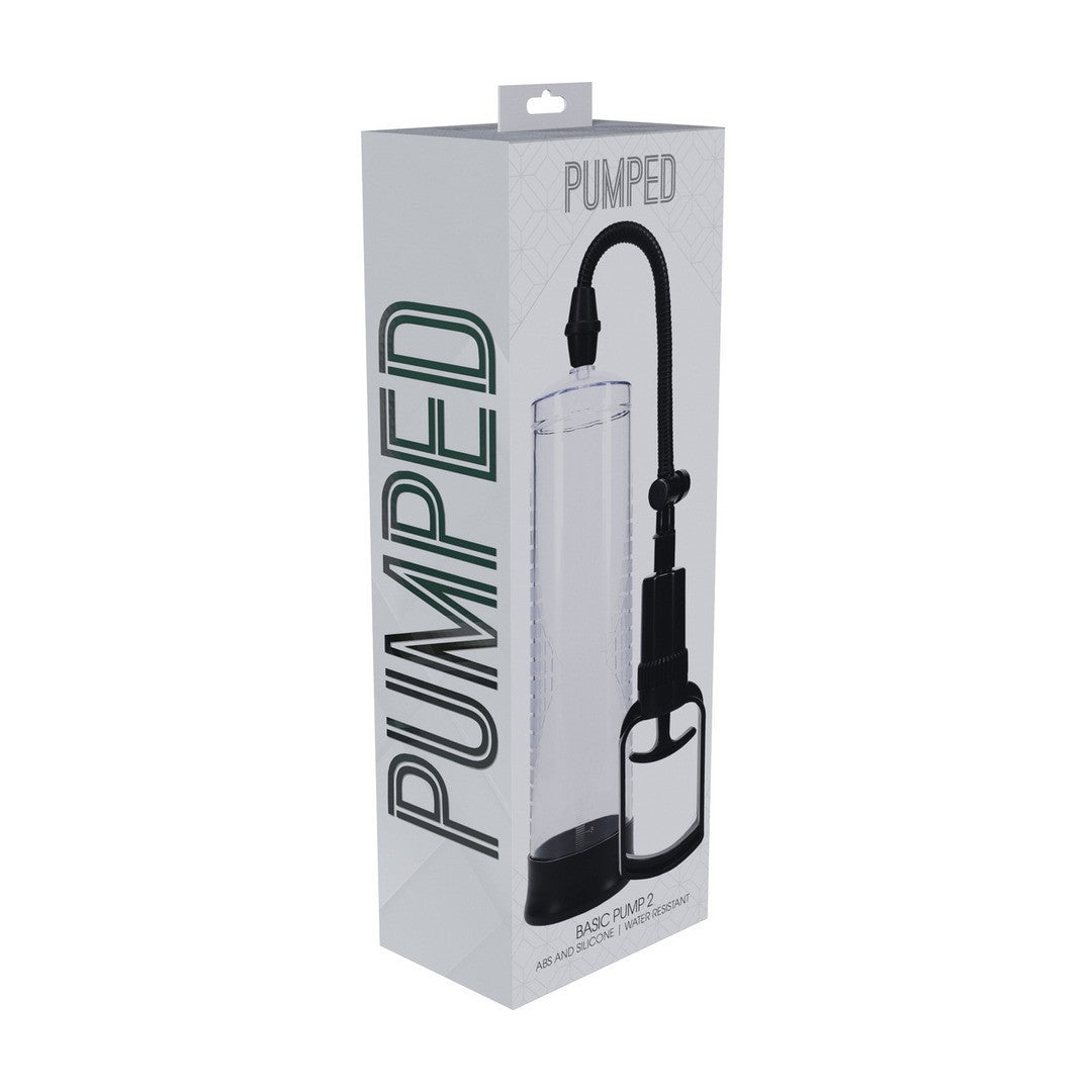 BOMBA PARA EL PENE BASIC PUMP 2 TRANSPARENTE PUMPED