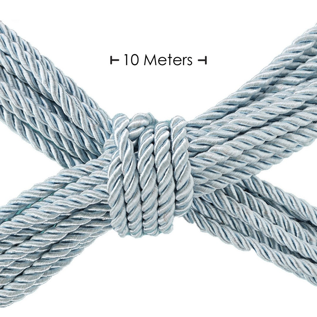 CUERDA DE BONDAGE DE POLIÉSTER 32.8 FT / 10 M AZUL POWDER OUCH!