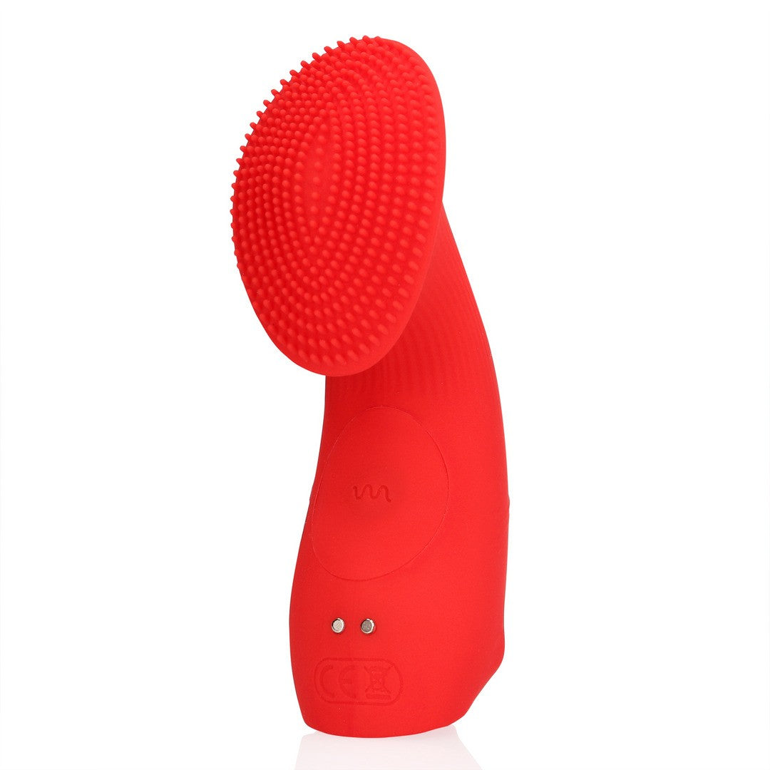 VIBRADOR DE DEDO CON TEXTURA SUNRISE RED LOVELINE