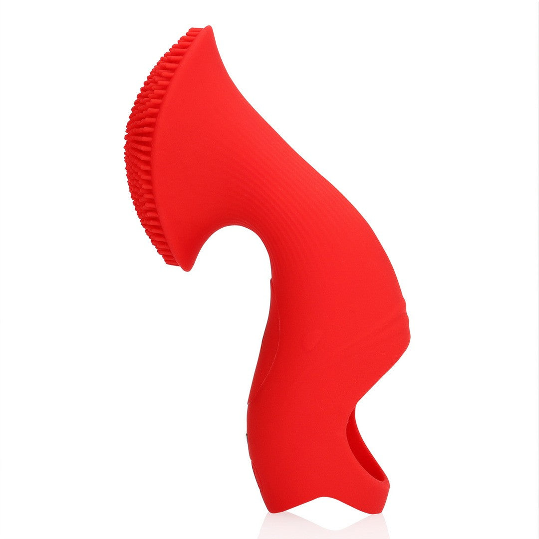 VIBRADOR DE DEDO CON TEXTURA SUNRISE RED LOVELINE