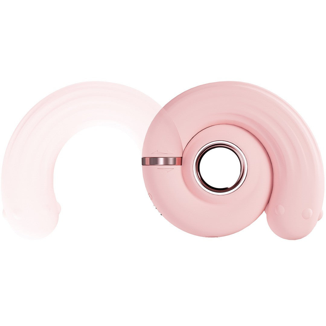 VIBRADOR CON PERLAS GIRATORIAS PERLES SWIRL ROSA LOVELINE