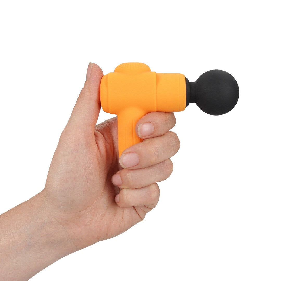 MINI MASAJEADOR RECARGABLE MICROBOOST NARANJA LOVELINE