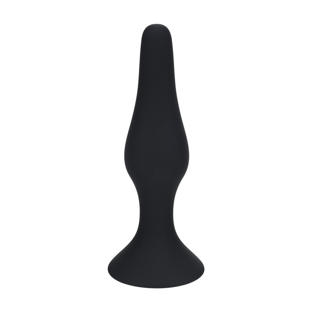 PLUG ANAL DE SILICONA SLIM L NEGRO LEVELZ