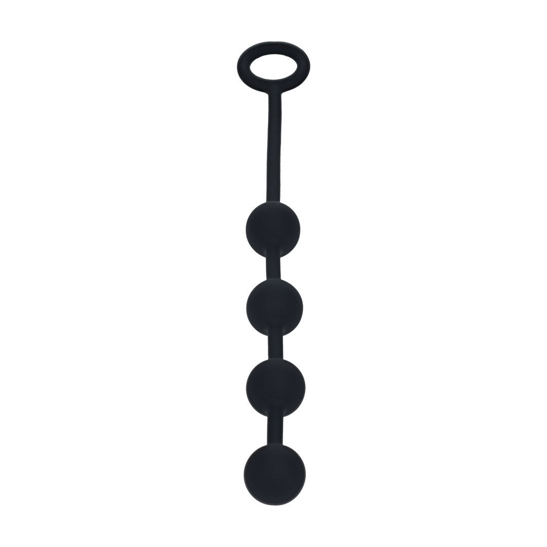 BOLAS ANALES REDONDAS DE SILICONA S 20MM NEGRAS LEVELZ