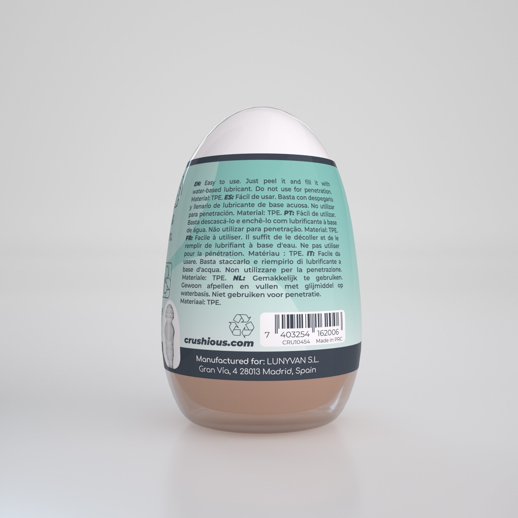 OVO MASTURBADOR EZY EGG THE NOVICE CRUSHIOUS