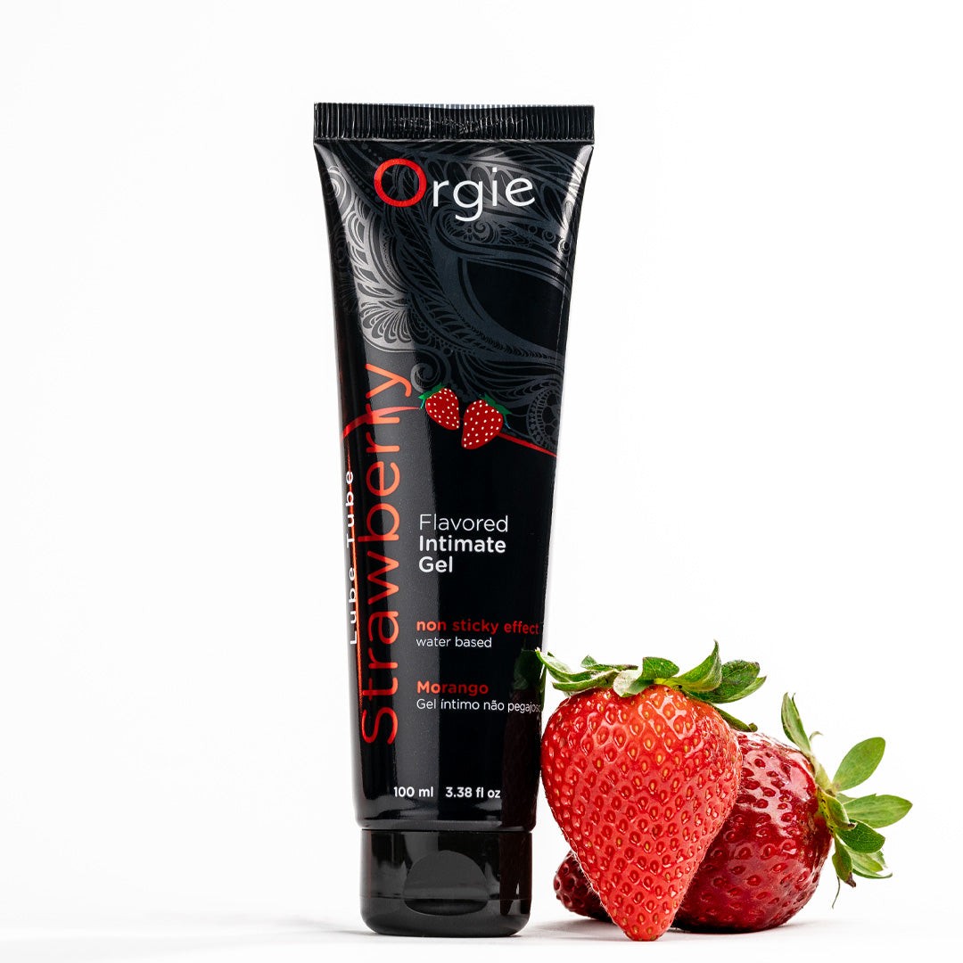 LUBRICANTE A BASE DE AGUA CON SABOR A FRESA 100ML ORGIE