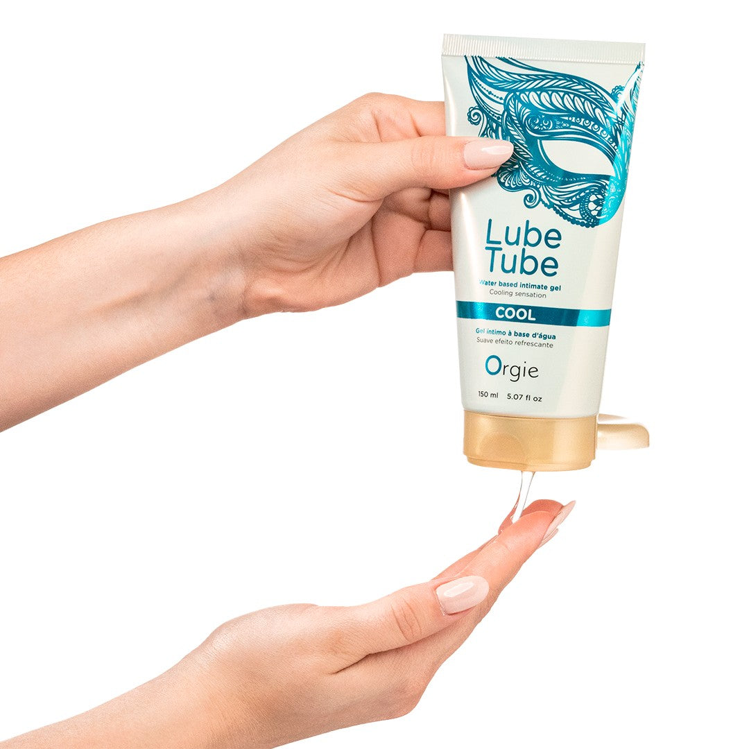 LUBRICANTE A BASE DE AGUA CON EFECTO FRÍO LUBE TUBE 150ML ORGIE