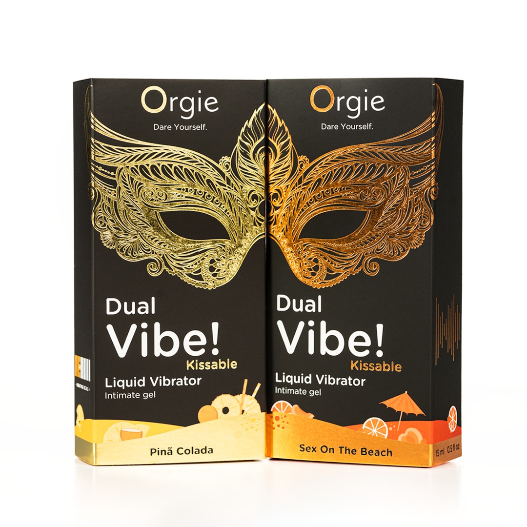 VIBRADOR LÍQUIDO BESABLE DUAL VIBE SEX ON THE BEACH 15ML ORGIE