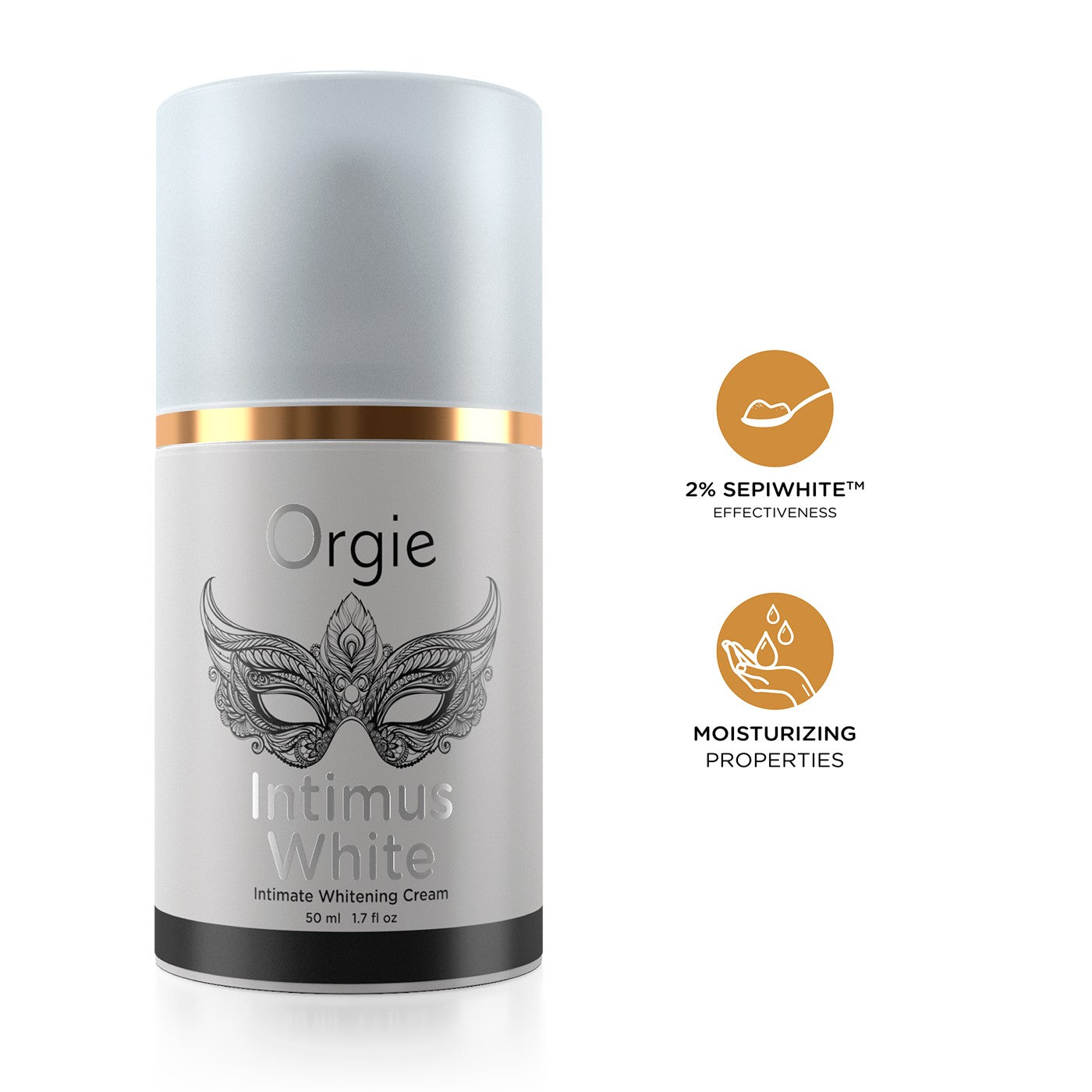 CREMA CLAREADORA DE PIEL INTIMUS WHITE 50ML ORGIE