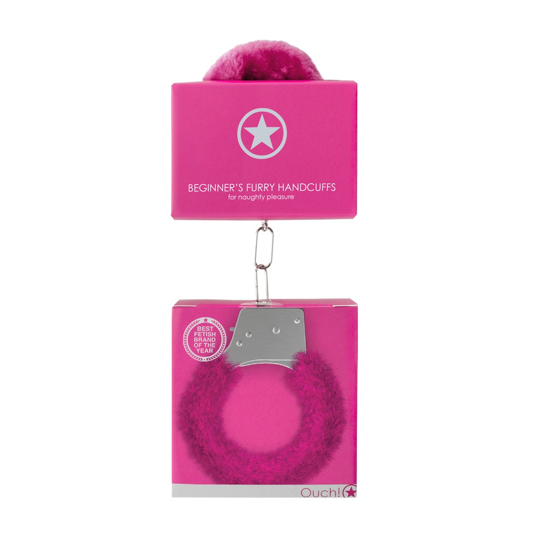 ESPOSAS CON PELUCHE BEGINNER'S FURRY HANDCUFFS ROSA