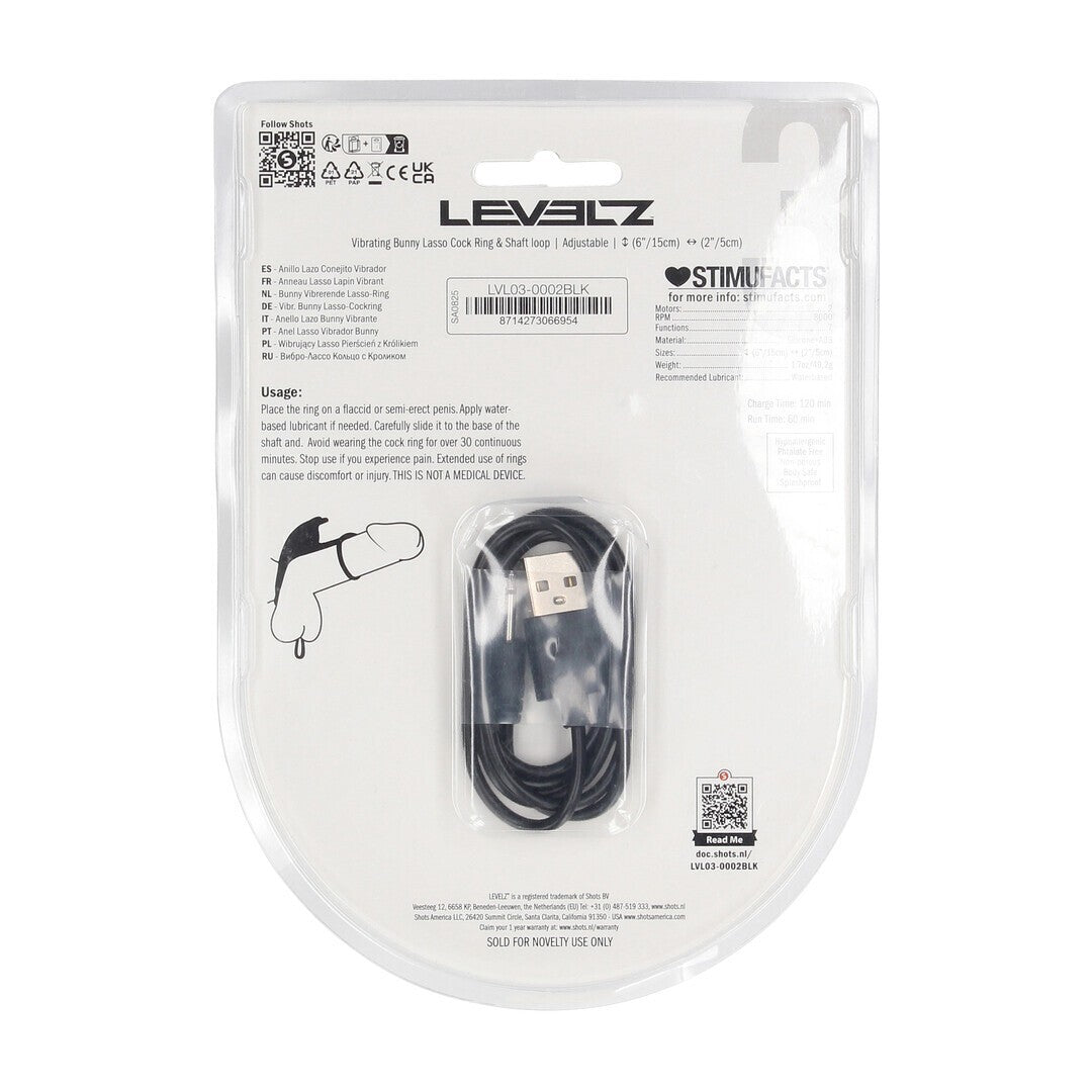 ANILLO VIBRATORIO Y AJUSTABLE PARA EL PENE DE SILICONA LEVELZ