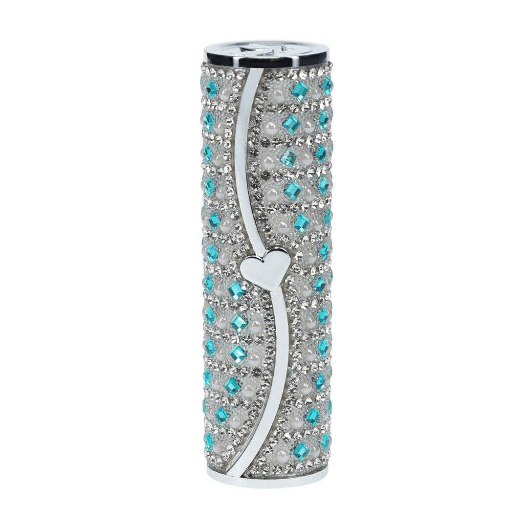 VIBRADOR CON 4 ACCESORIOS TIFFANY LIPSTICK AZUL LOVELINE