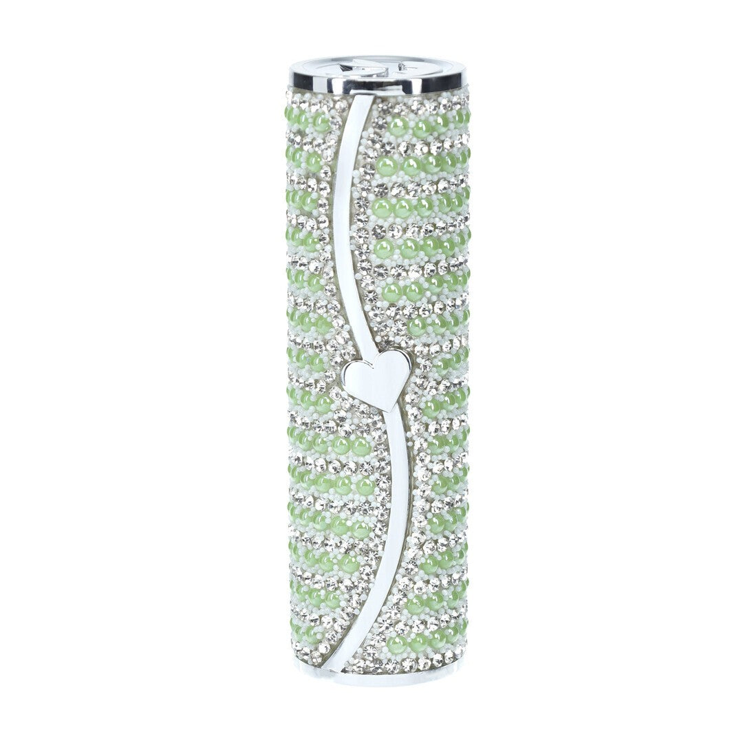 VIBRADOR CON 4 ACCESORIOS CANDY LIPSTICK VERDE LOVELINE