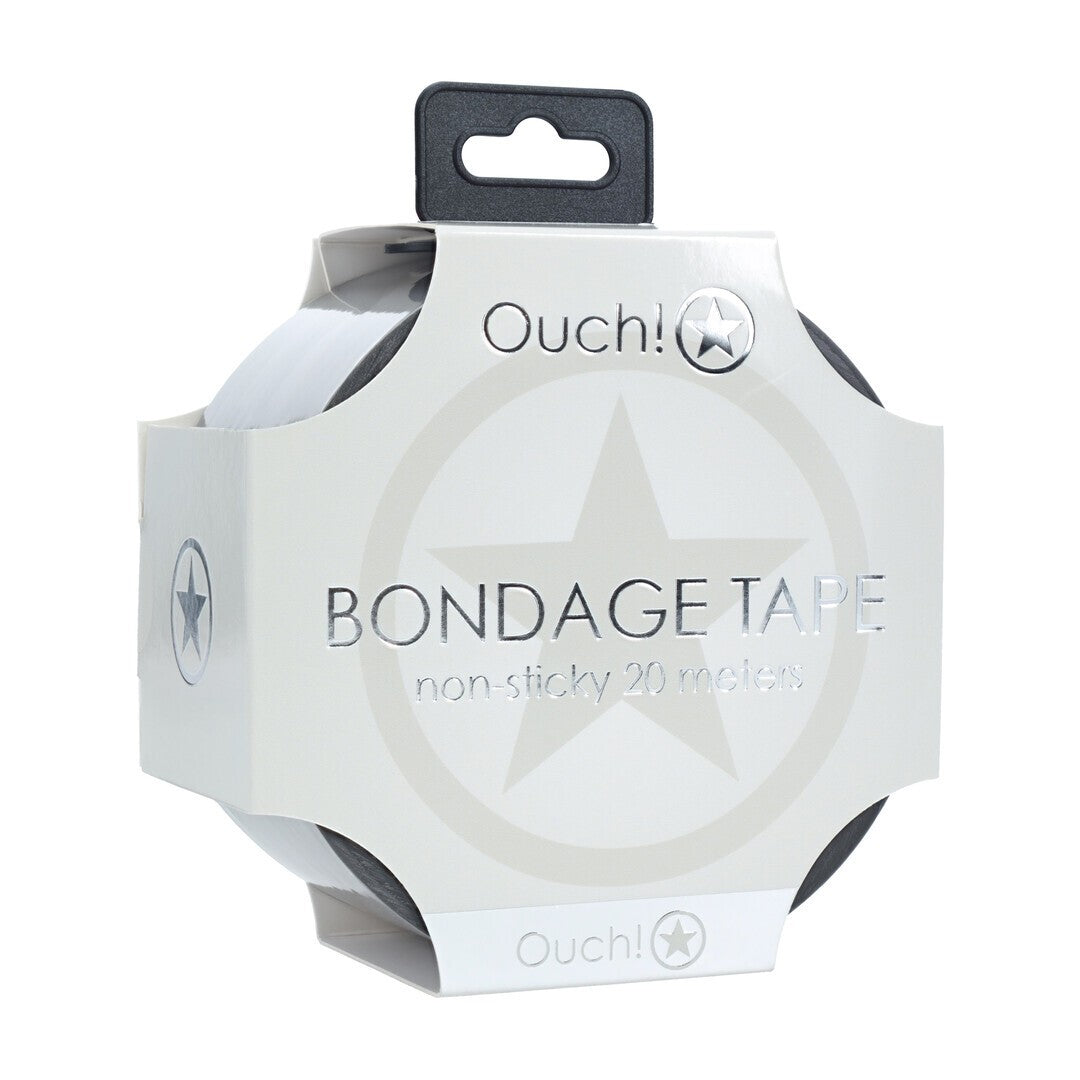 CINTA BONDAGE PVC NON-STICK 20 M PLATEADA OUCH!