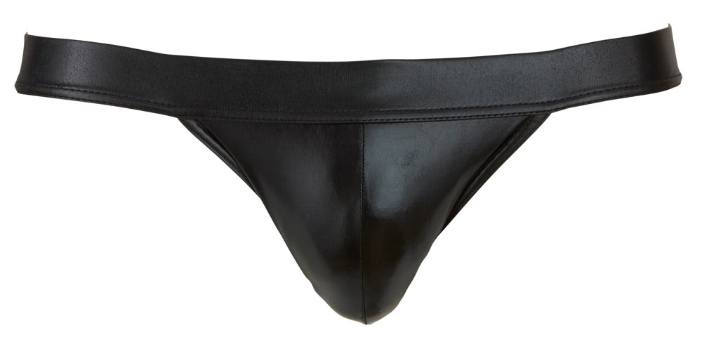 Men's Jock 2XL Svenjoyment - Slip Elástico en Negro Brillante