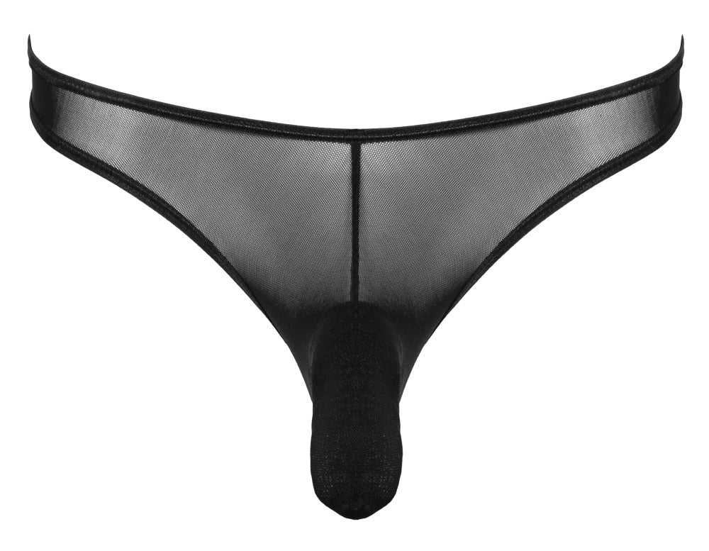 Men's Pouch S/M Svenjoyment - Slip Transparente de Malla Elástica