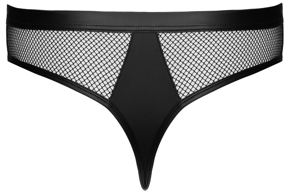 Tanga de Malla Svenjoyment M. Thong Net 3XL Negro