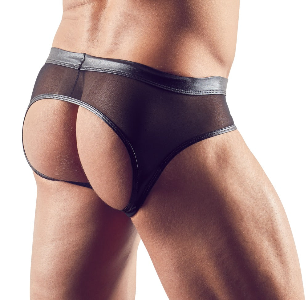 Slip sin fondo Svenjoyment XL - Diseño Wetlook y Powernet