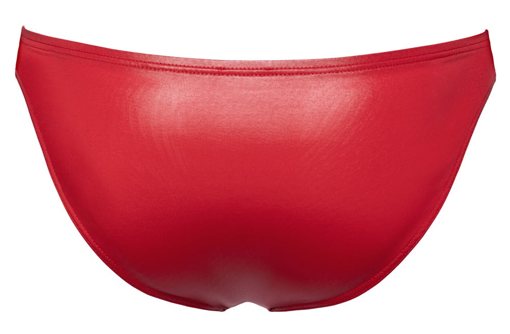 Men's Briefs S Svenjoyment - Slip Rojo Brillante con Cordón
