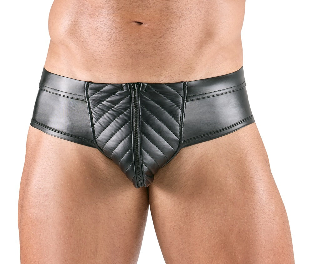 Slip Abierto Svenjoyment para Hombre - Diseño Sofisticado en Negro