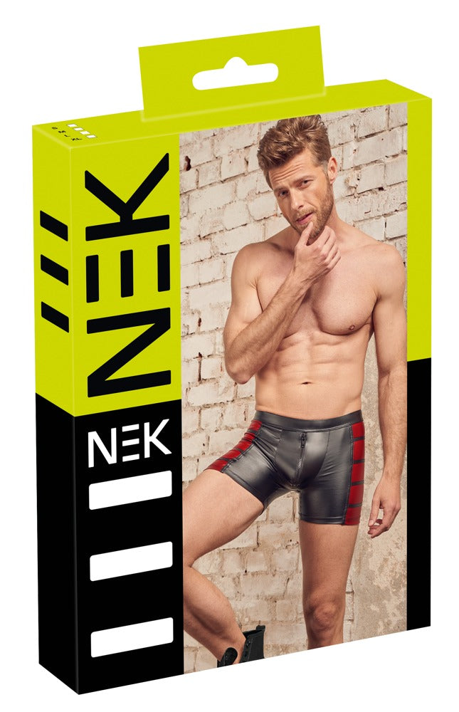 Pantalones NEK Negro y Rojo Talla L - Diseño Exclusivo
