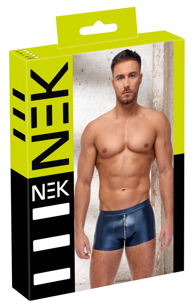 Boxer Briefs Azul NEK - Corte Ajustado Metalizado S