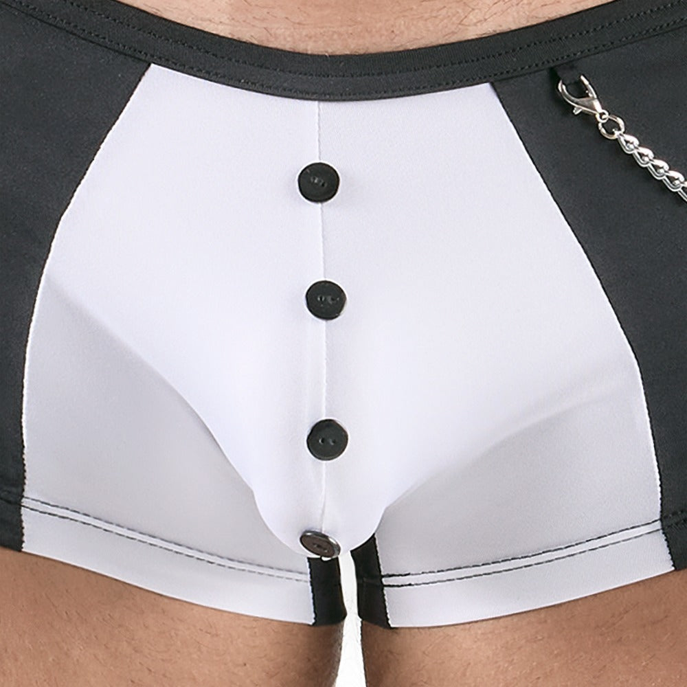 Pantalones Camarero XL Svenjoyment - Estilo Íntimo Blanco y Negro