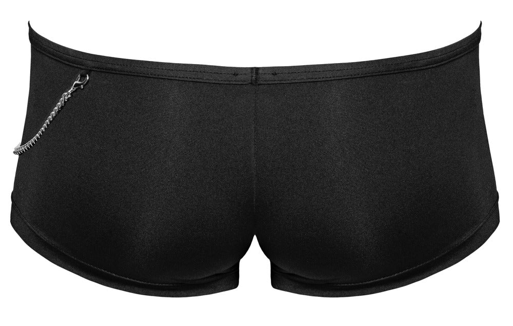 Pantalones Camarero M Svenjoyment - Diseño Blanco y Negro con Cadena Plateada