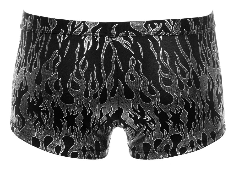 M.Pants S Svenjoyment - Bóxer Negro con Diseño Metálico
