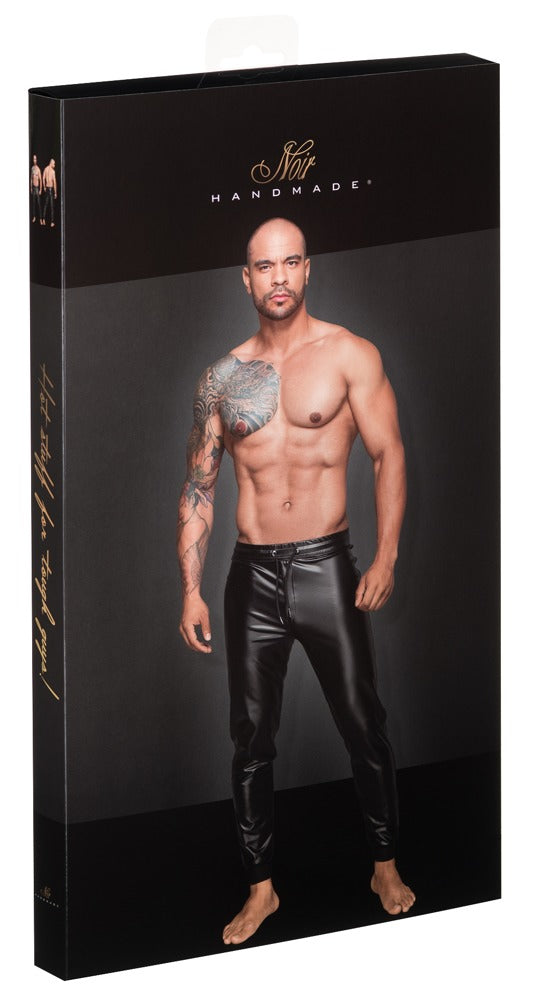 Noir Men Treggings XL - Pantalones Jogger Elásticos Negro