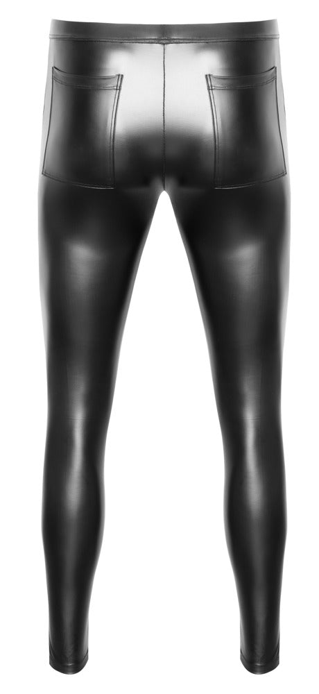 Pantalón Slim Fit NEK 2XL Negro Mate con Detalles de Tachuelas