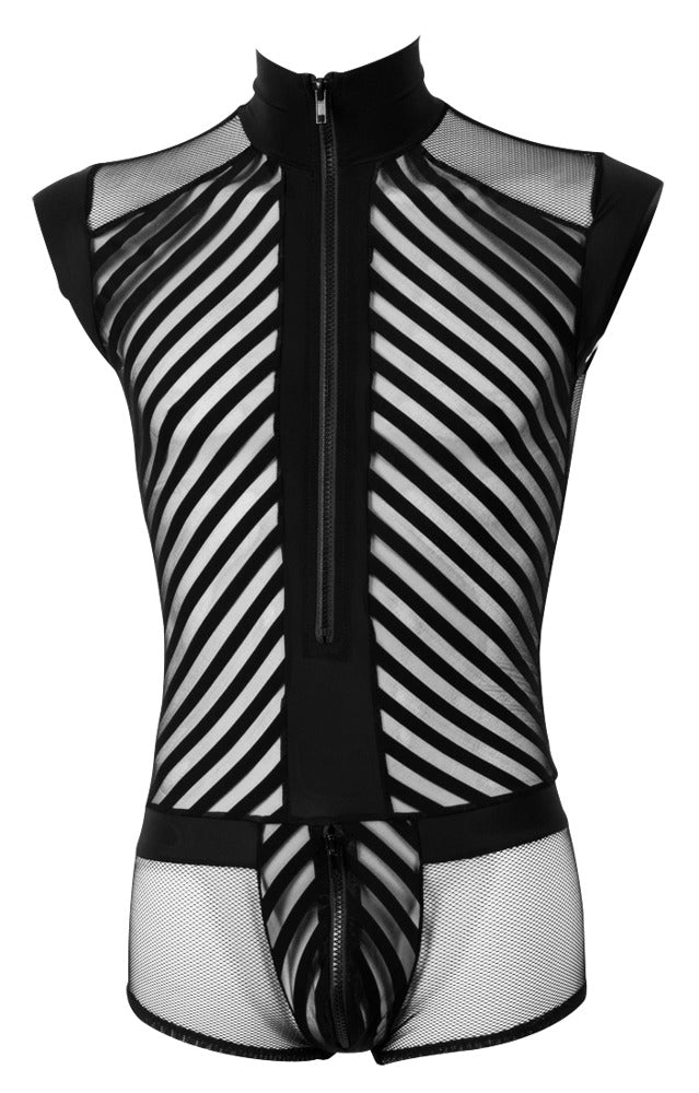 Men's Playsuit M Svenjoyment - Body Sofisticado con Mangas Cortas