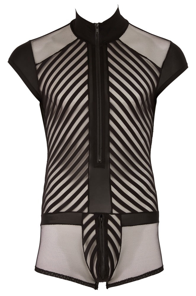 Men's Playsuit 2XL Svenjoyment - Body Malla con Cremallera