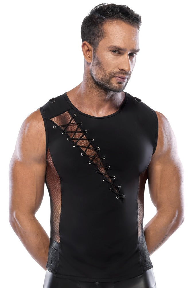 Camiseta Svenjoyment Men's XL - Diseño Moderno con Detalles en Rejilla