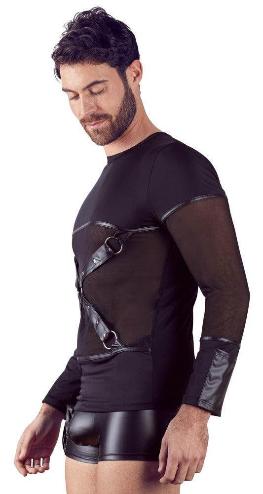 Camiseta Manga Larga con Arnés de Pecho Desmontable - Nek