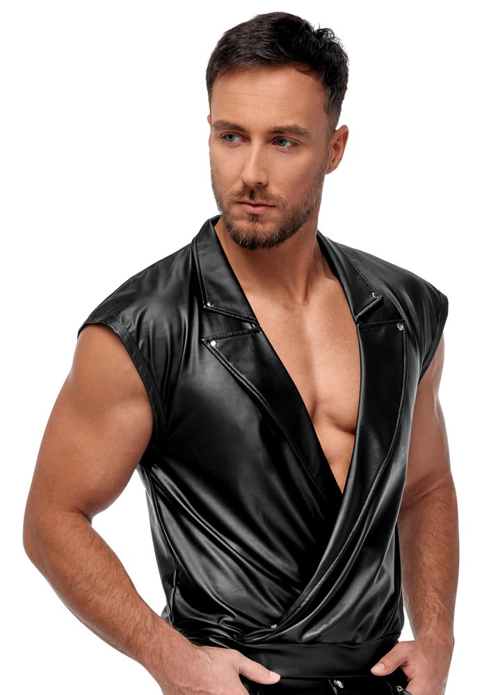 Camiseta Casual Biker NEK Talla L - Estilo Matte Negro