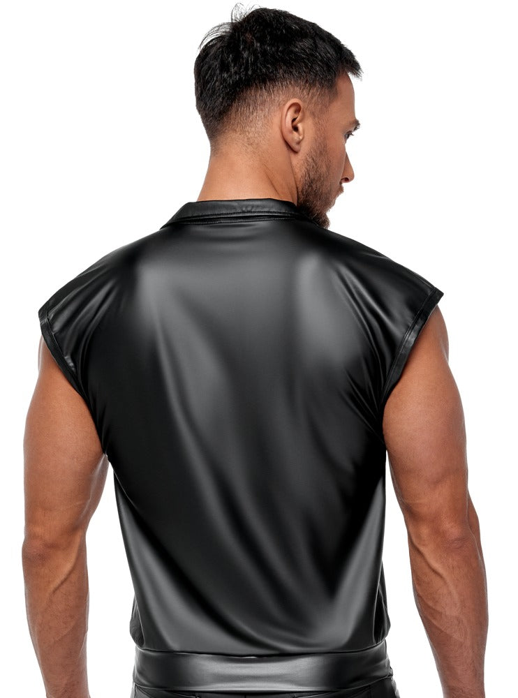 Camiseta Biker Negra Mate NEK - Corte Holgado Confort