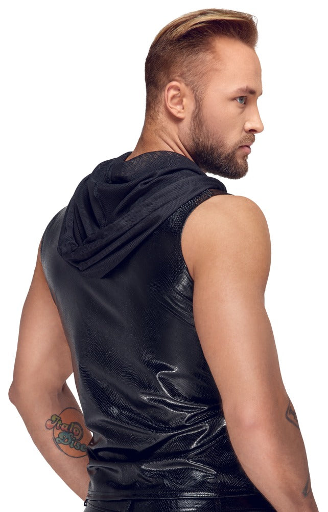 Camiseta sin mangas Alpha Noir M.Shirt 2XL - Efecto piel de serpiente