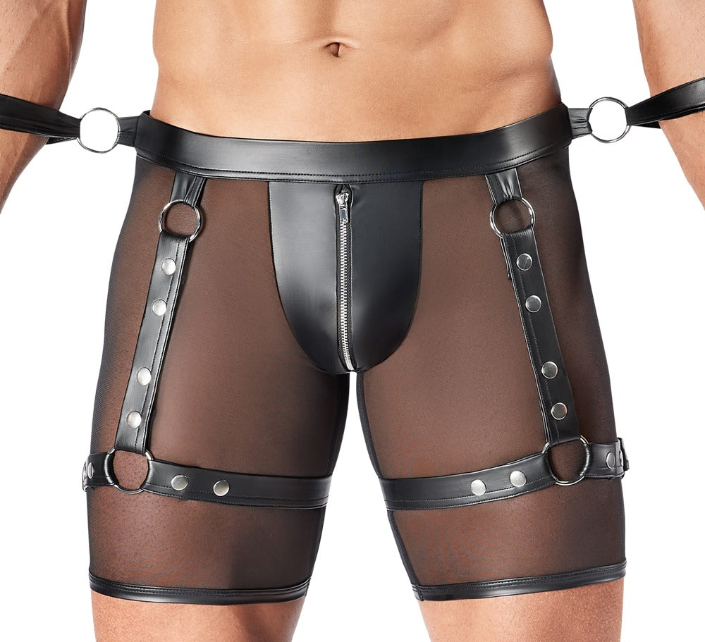 Pantalón Harness Bondage M Svenjoyment - Arnés Pecho y Esposas
