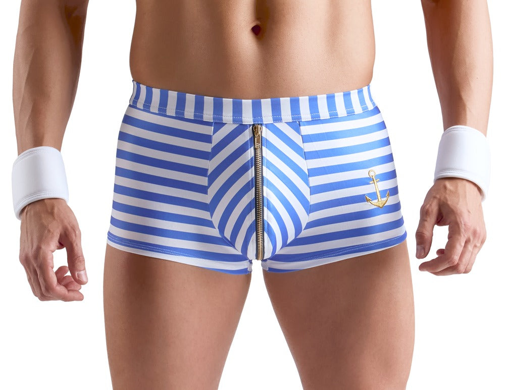 Pantalón Marinero Svenjoyment M - Rayas Azul Náutico y Blanco