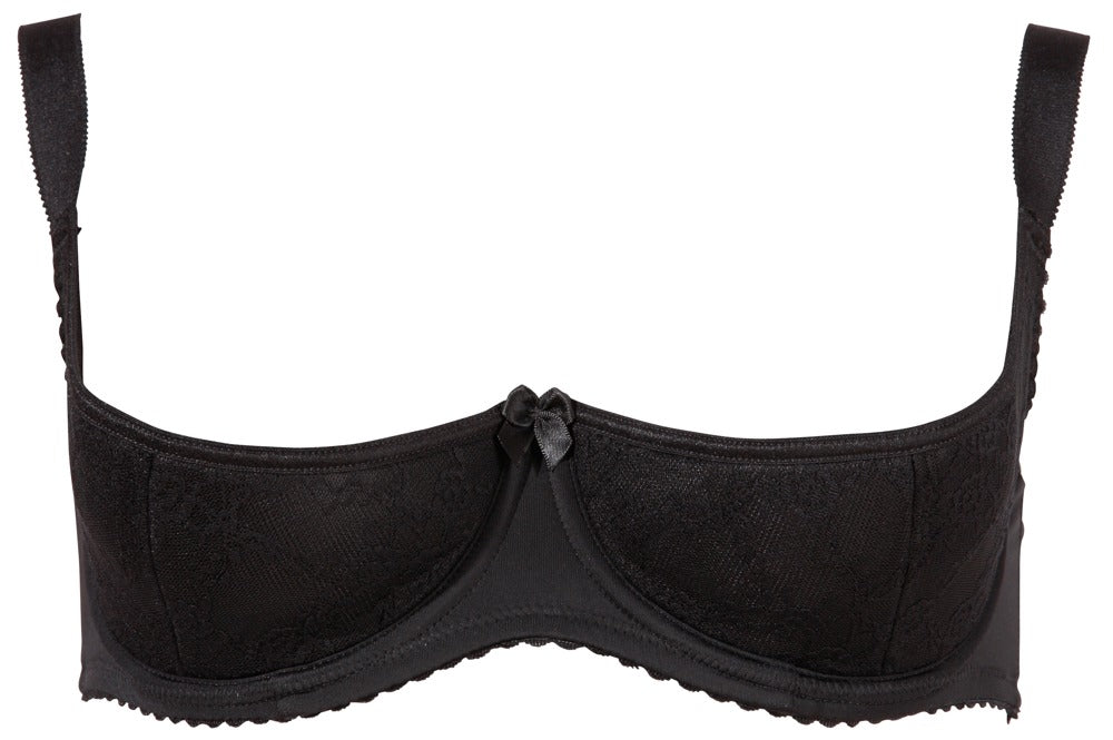 Shelf Bra Black 95F - Sujetador sin Copas Cottelli Curves