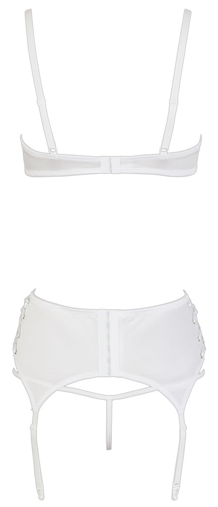 Shelf Bra Set Blanco 80B/M - Cottelli Lingerie
