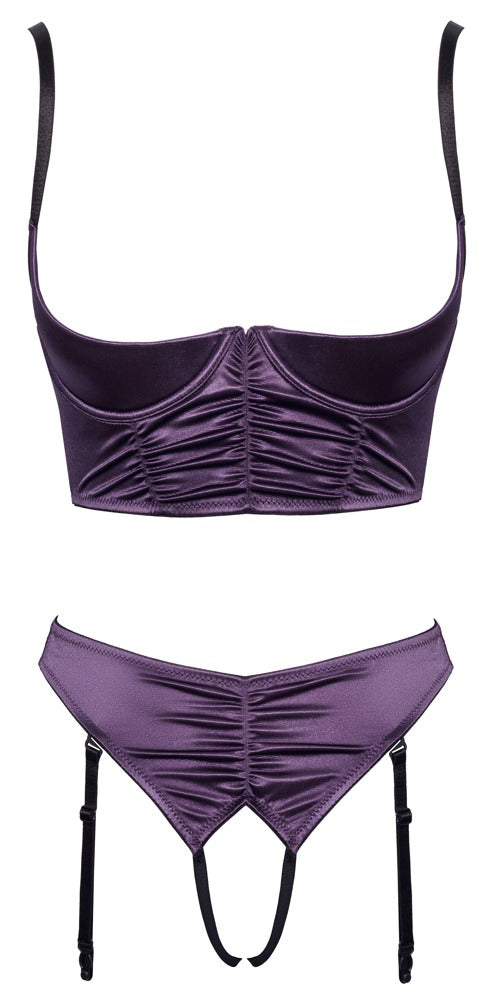Conjunto Camisola y Braguita Cottelli Lingerie Púrpura 75B