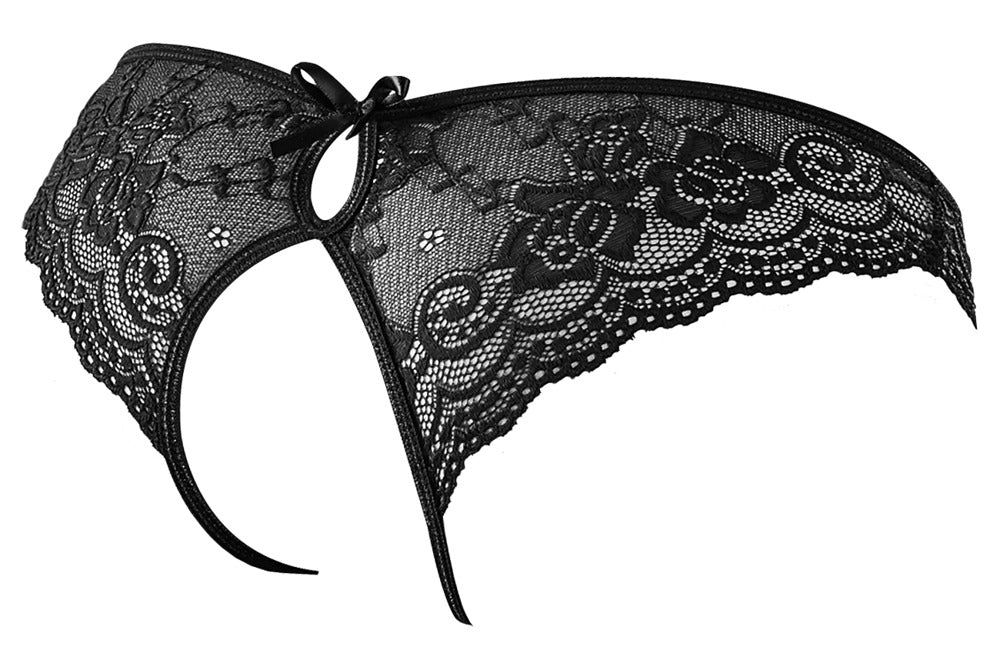 Braguita de Encaje Floral Crotchless Cottelli Lingerie Talla L